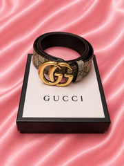 GG Monogrammed Belt w/ Wallet