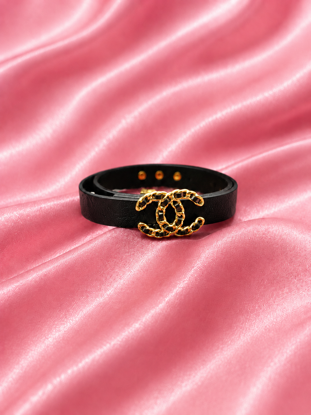 CC Gold Logo Belt